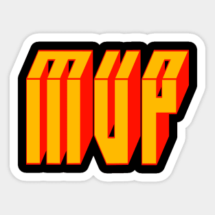 MVP - most valuable player merch, apparel Sticker